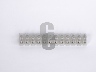 Нови предложения Лустер клема ПЛАСТИК бяла - 10А                                                                                                                                                                                                                                                                             